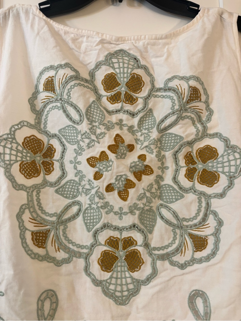 new Free People Electric Garden mini shift dress in ivory combo - Picture 5 of 9